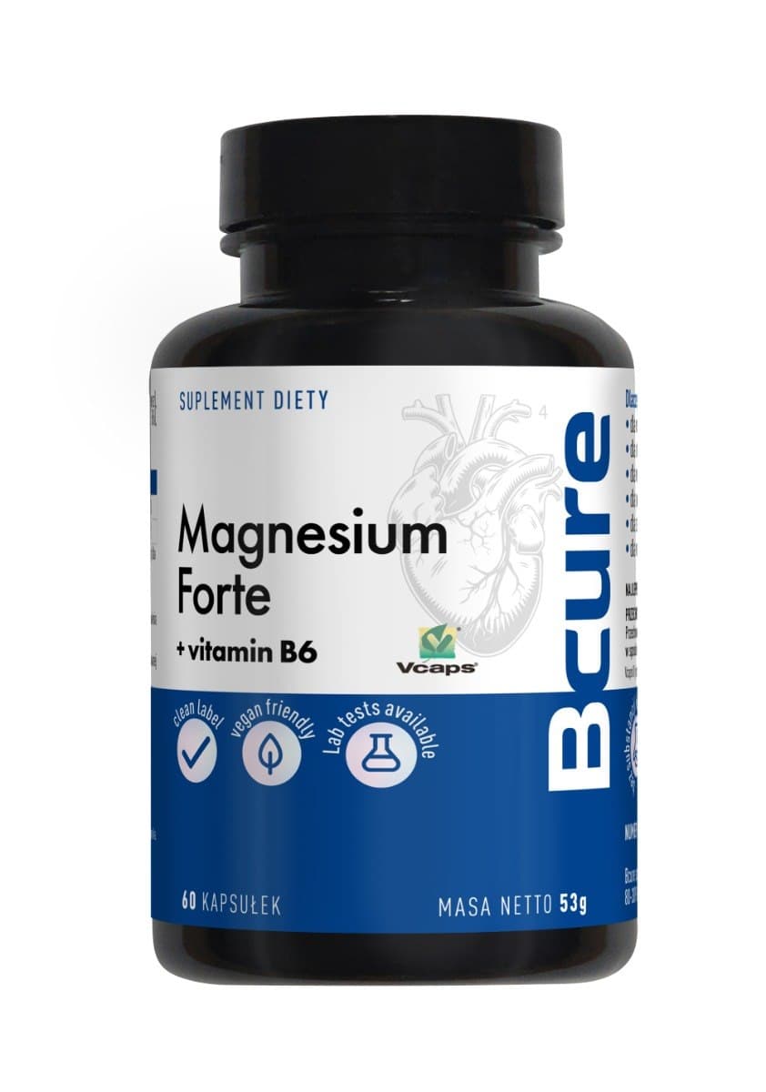 BCure - Magnesium Forte + Vitamin B6 - 60 Caps
