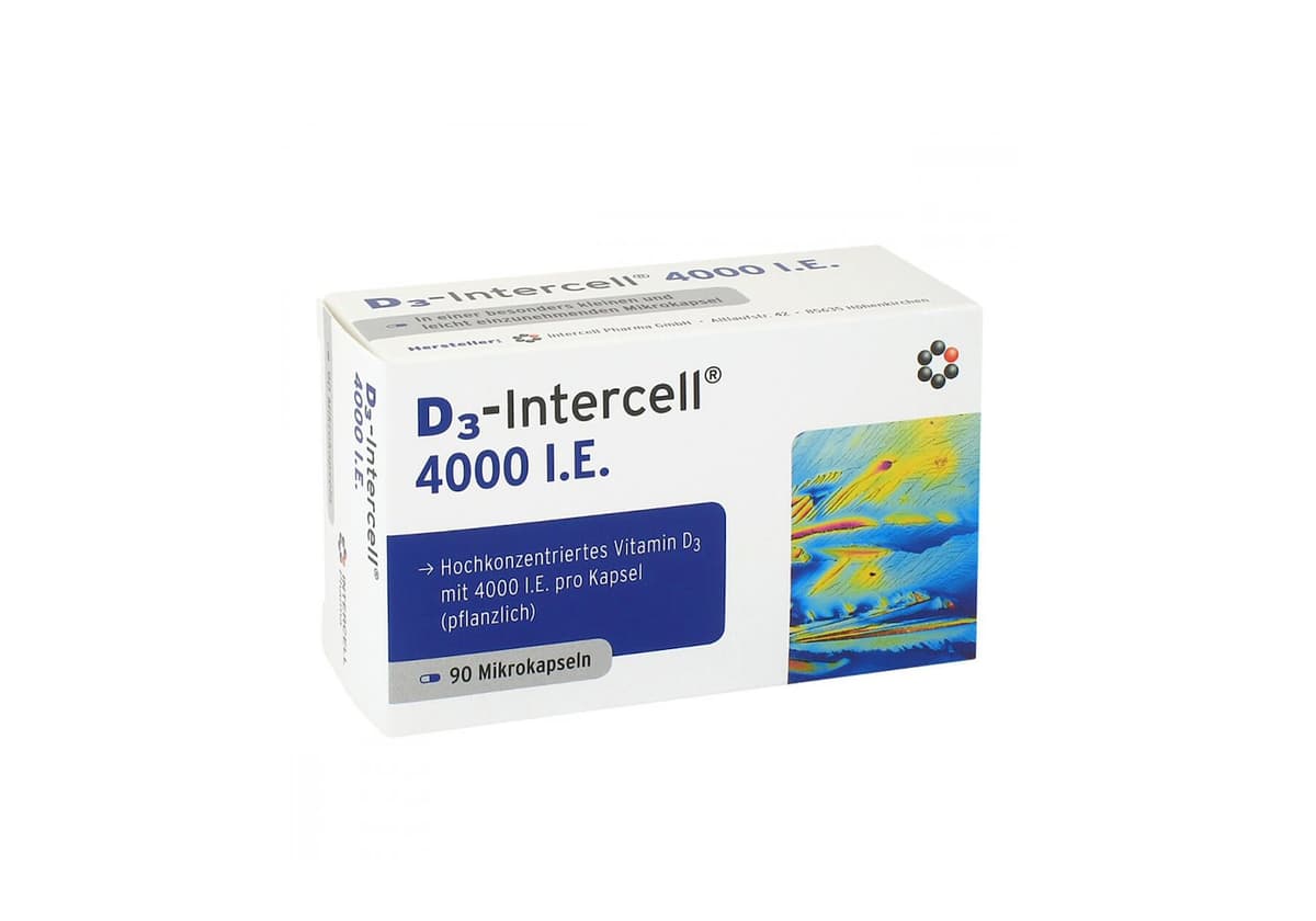 Intercell Pharma - D3 4000IU - 90 Caps