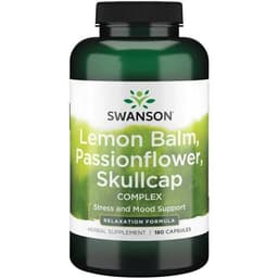 Swanson - Lemon Balm, Passionflower, Skullcap Complex