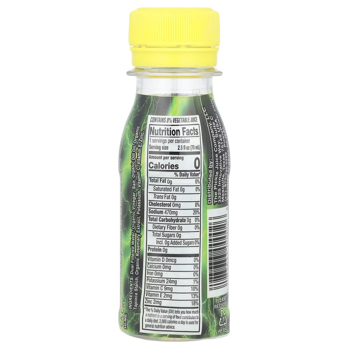 Pickle Juice - Shot - 2.5 FL OZ - 75 ml