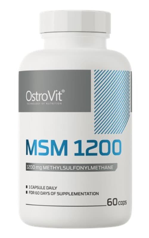 Ostrovit MSM 1200 60 Caps – OstroVit förpackning