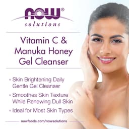 Now Foods - Vitamin C & Manuka Honey Gel Cleanser - 236ml
