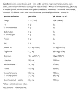 Olimp Labs - Carni-Tea Xplode Zero - Cherry, 330ml