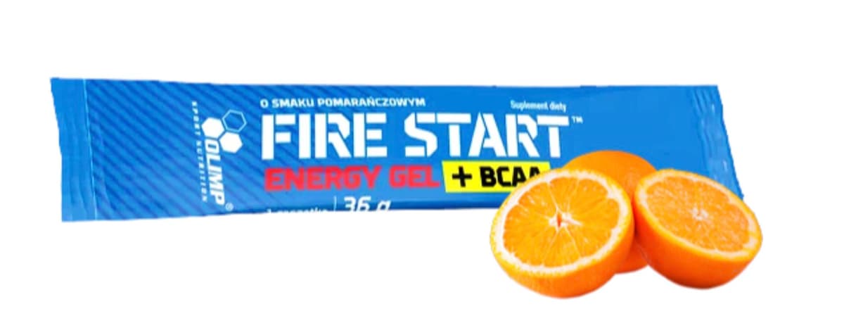 Olimp Labs - Fire Start Energy Gel + BCAA - 36g – Olimp Labs förpackning