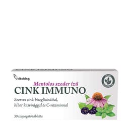 Vitaking - Zinc Immuno - 30 Szopogatő Tabletta (30 Lozenges)