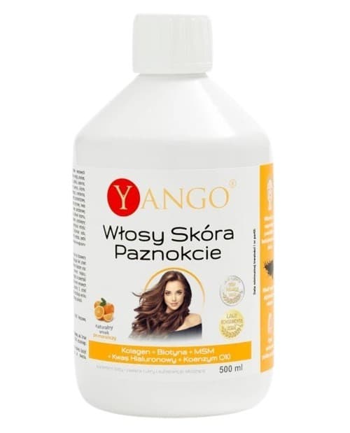 Yango - Włosy Skóra Paznokcie Liquid Supplement - 500ml – Yango förpackning