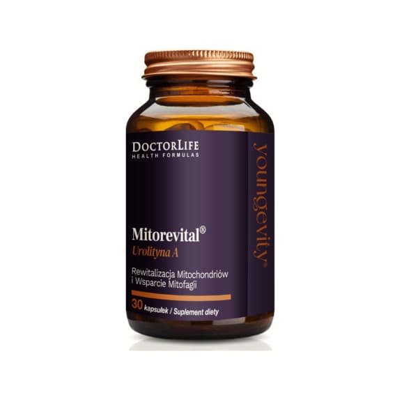 Doctor Life - Mitorevital Urolityna A - 30 Caps – Doctor Life förpackning
