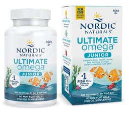 Nordic Naturals - Omega Fish Oil Junior Strawberry 680mg - 90 Mini Sgels