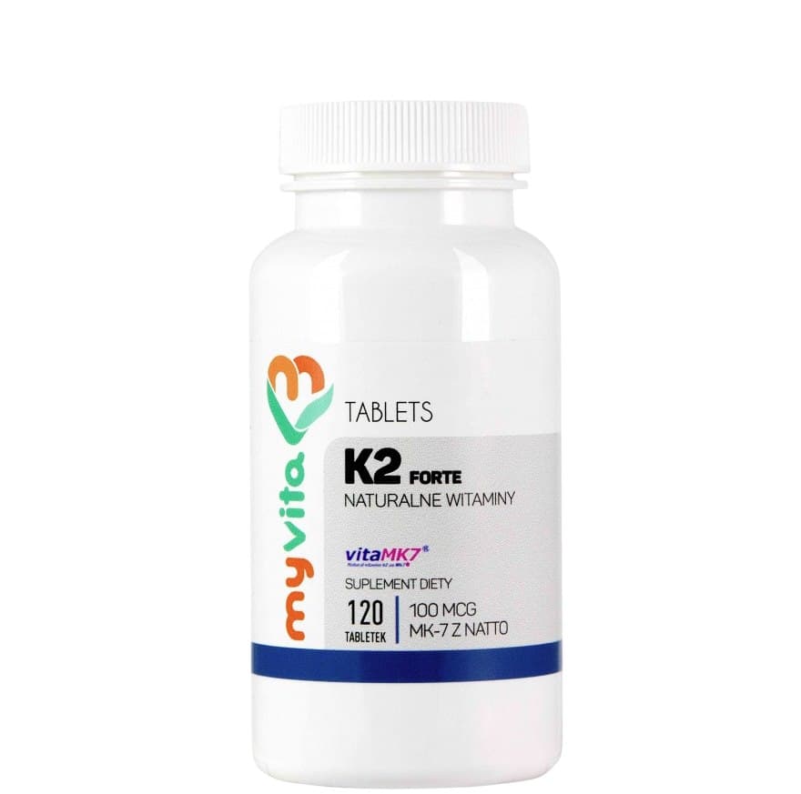 Myvita Witamina K2 MK-7 100mcg, 120tabl. - 120 Tabs