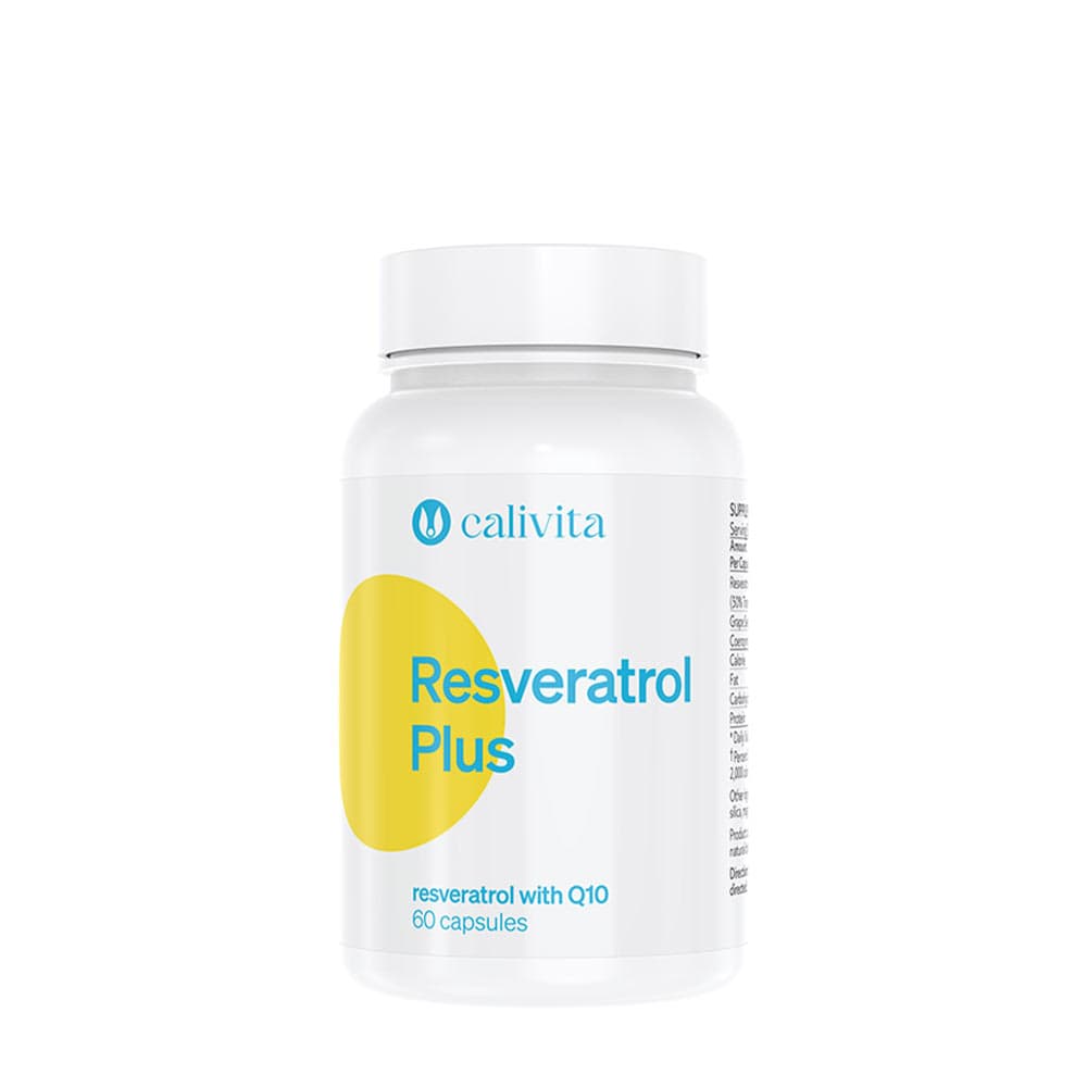 CaliVita Resveratrol Plus - 60 Capsules – CaliVita förpackning