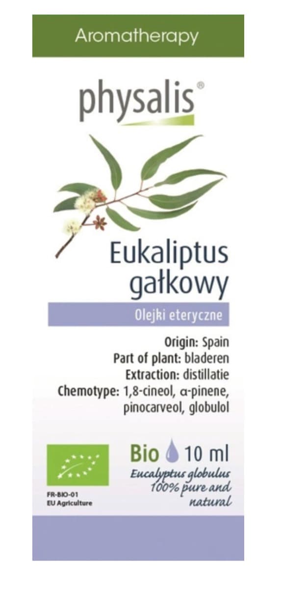 Physalis - Eucalyptus Globulus Essential Oil - 10 ml – Physalis förpackning
