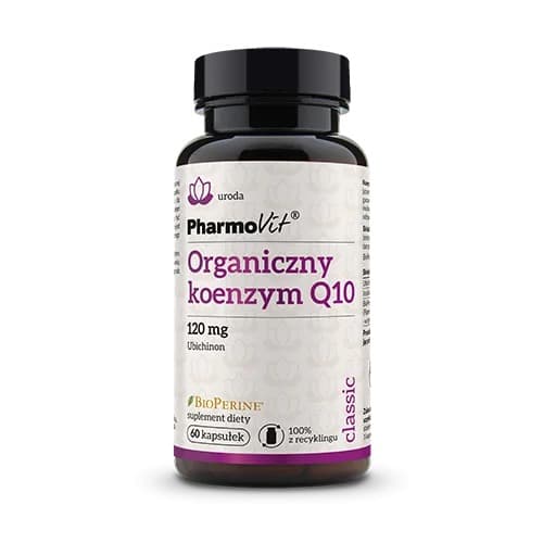 Pharmovit - Organic Coenzyme Q10 - 60 Caps – Pharmovit förpackning