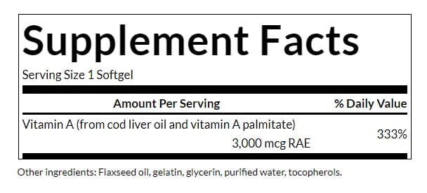 Swanson - Vitamin A - 250 Softgels