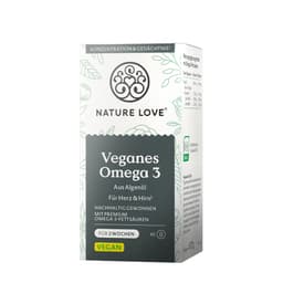 Nature Love - Vegansk Omega-3 - 45 Kapsler