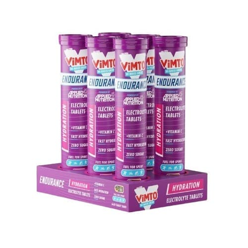 Vimto - Endurance Hydration Electrolyte Tabs - 120 Tabs (6 x 20 Tabs)