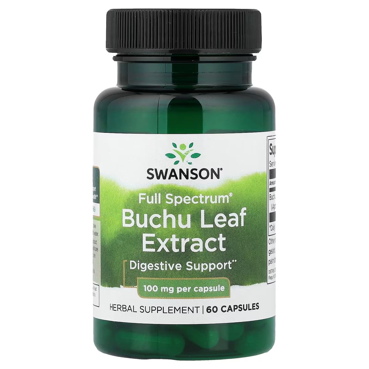 Swanson - Full Spectrum Buchu Leaf Extract - 60 Kapsler