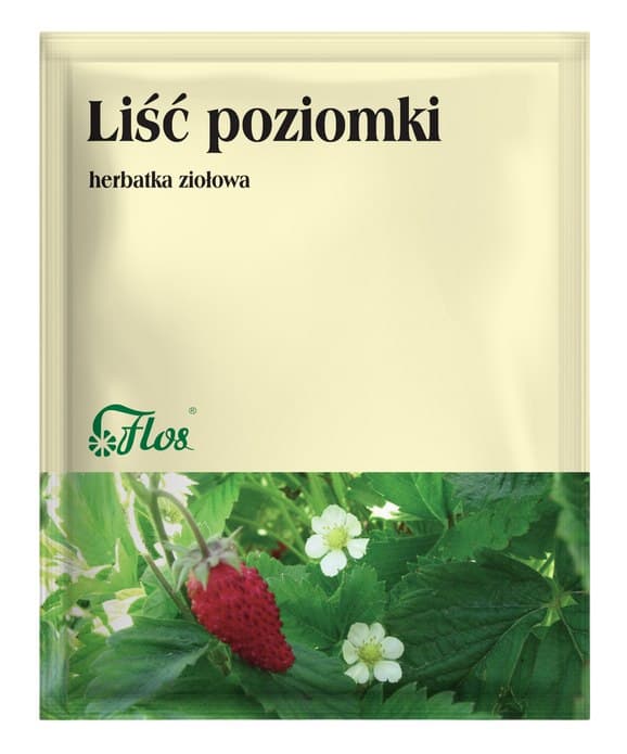 Flos - Strawberry Leaf - 50g – Flos förpackning