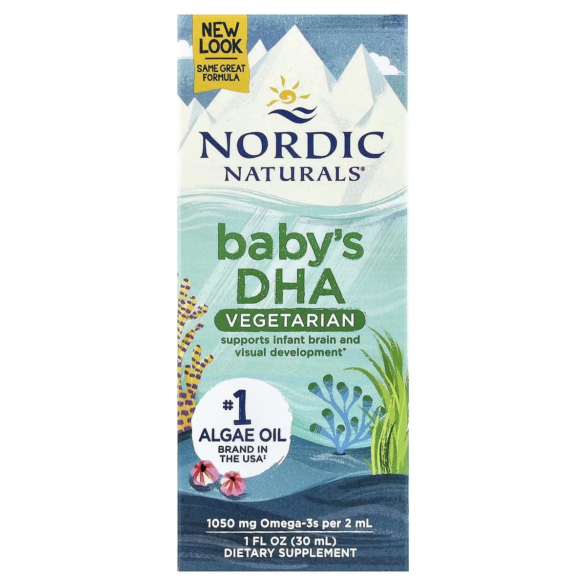Nordic Naturals - Baby'S DHA Vegetarian, 1050mg - 30ml.
