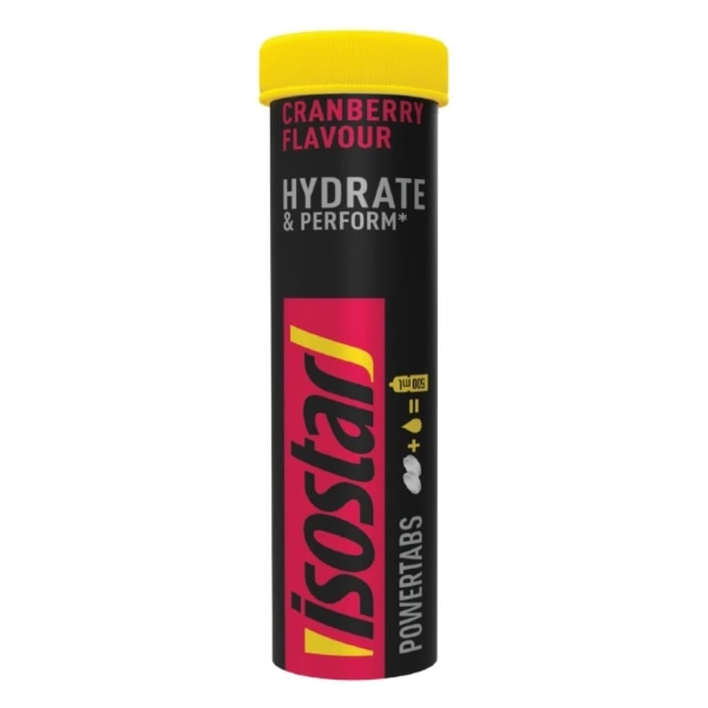 Isostar - Power Tabs - Cranberry, 120g – isostar förpackning