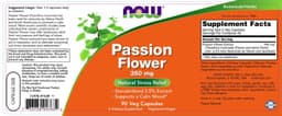 NOW Foods - Passion Flower - 90 Vcaps