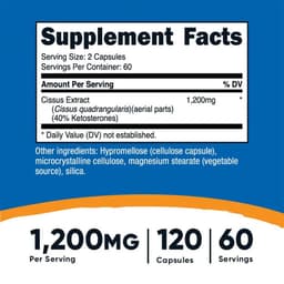 Nutricost - Cissus Quadrangularis - 120 Caps