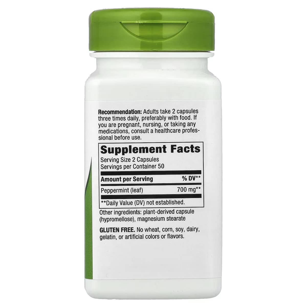 Nature'S Way - Peppermint Leaf - 100 Caps