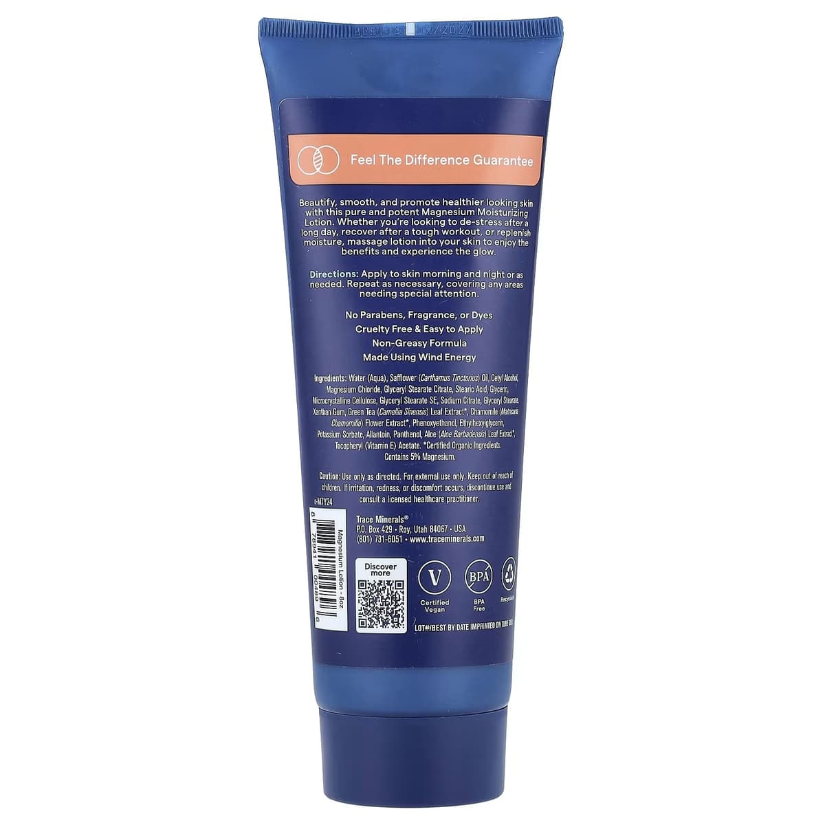 Trace Minerals Magnesium Moisturizing Lotion - 237 ml