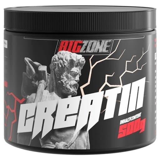 Big Zone - Kreatin - 500 g – Big Zone förpackning