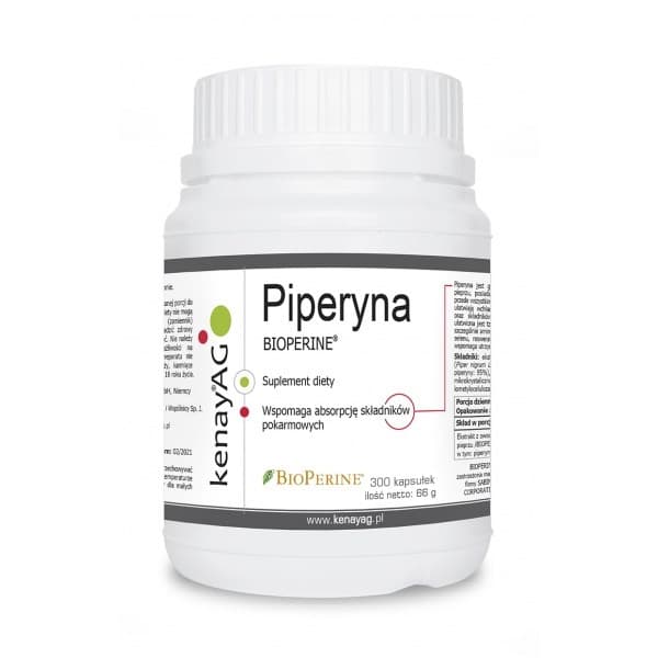 Kenay - Piperine Bioperine® Black Pepper Extract - 300 Capsules