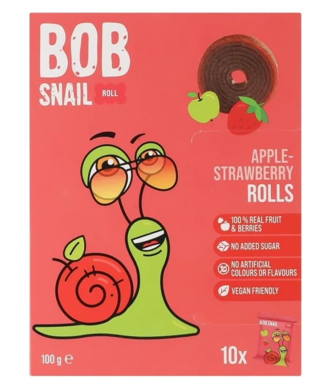 B.O.B SNAIL - Fruit Roll - 100g (10 rolls) – B.O.B SNAIL