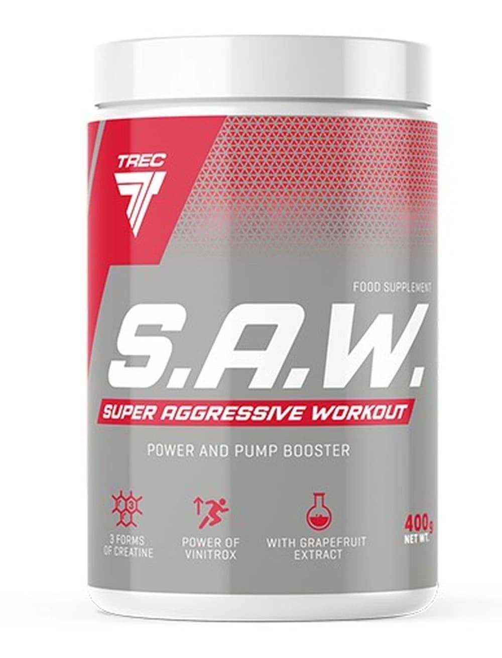 Trec Nutrition - S.A.W. Powder - Blackcurrant Lemon - 400g – Trec förpackning