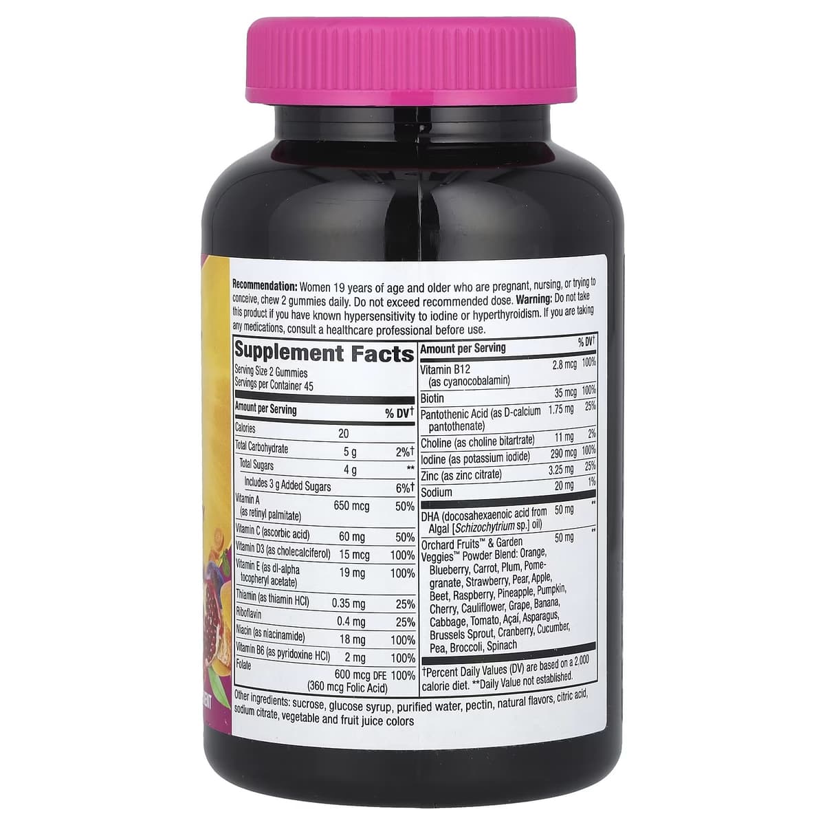 Nature's Way - Daily Support Prenatal Gummy Multivitamin - 90 Gummies