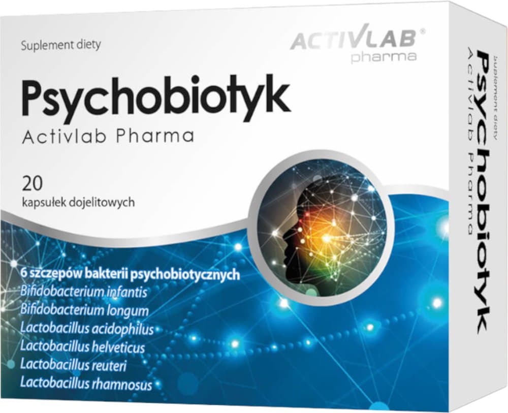 Activlab - Psychobiotyk - 20 Caps – Activlab förpackning