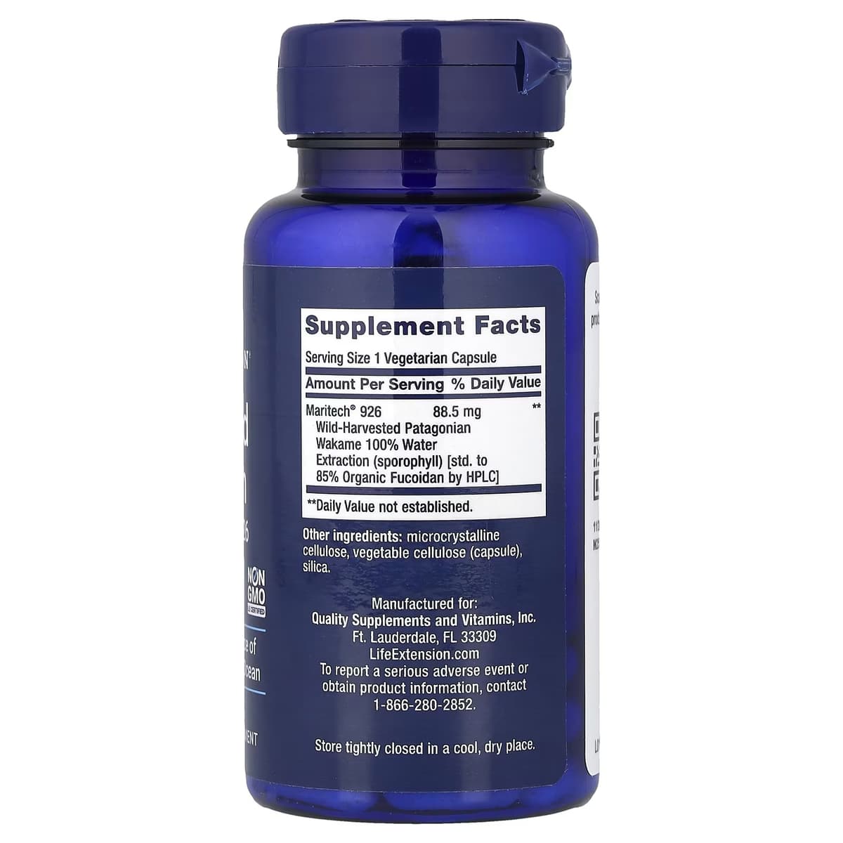 Life Extension - Optimized Fucoidan - 60 Vegetarian Capsules