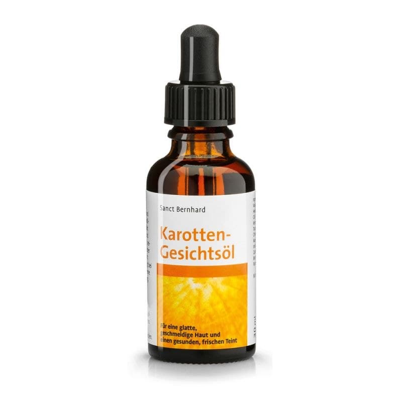 Kräuterhaus Sanct Bernhard - Carrot Facial Care Oil - 30ml – Kräuterhaus Sanct Bernhard förpackning