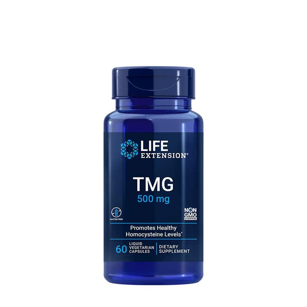 Life Extension - TMG, 500mg - 60 Liquid Vcaps – Life Extension förpackning