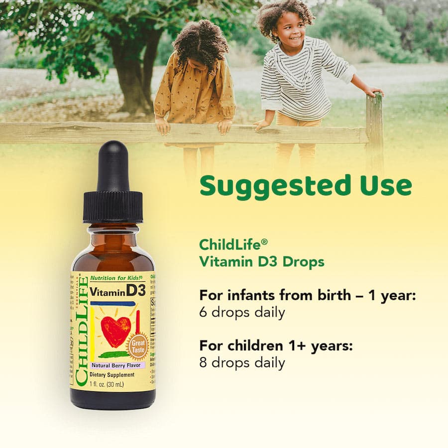 Child Life - D-vitamiini D3 - 1 fl oz