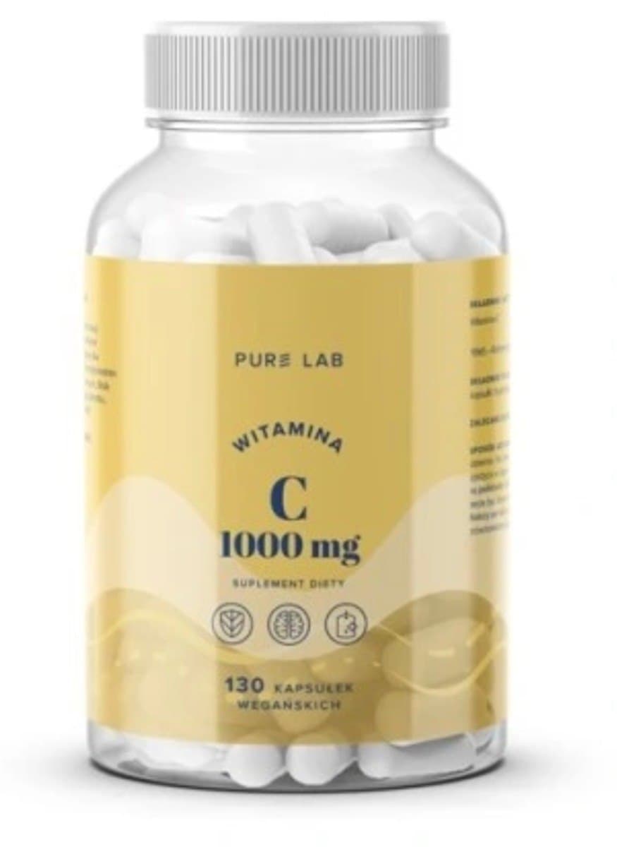 Pure Lab - Vitamin C - 130 Caps – Pure Lab förpackning