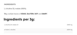 Ironmaxx - Citrulline Malate 2:1 Powder - 300g