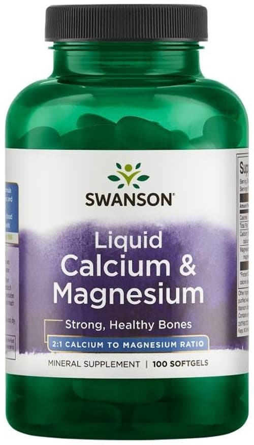 Swanson - Liquid Calcium & Magnesium - 100 Sgels