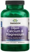 Swanson - Liquid Calcium & Magnesium - 100 Sgels