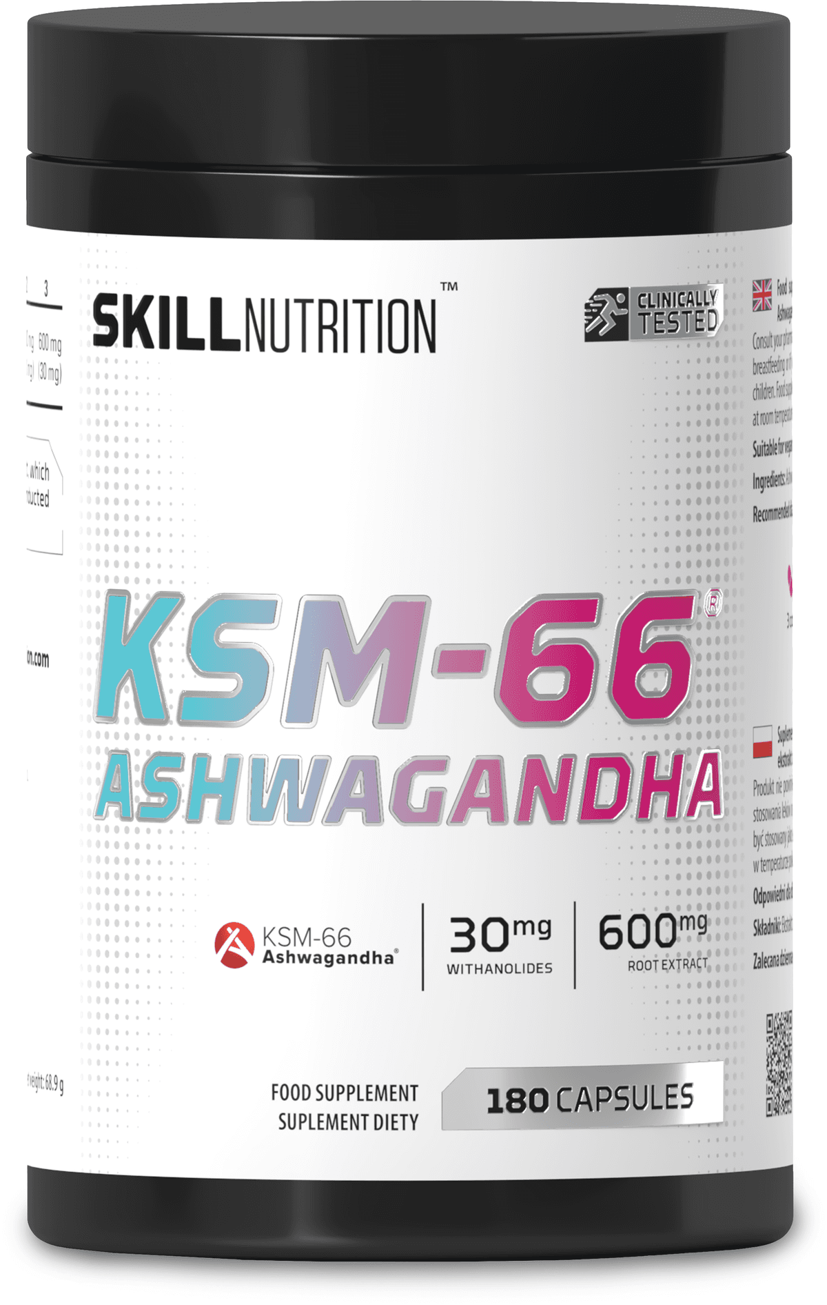 Skill Nutrition - KSM-66 Ashwagandha – Skill Nutrition förpackning