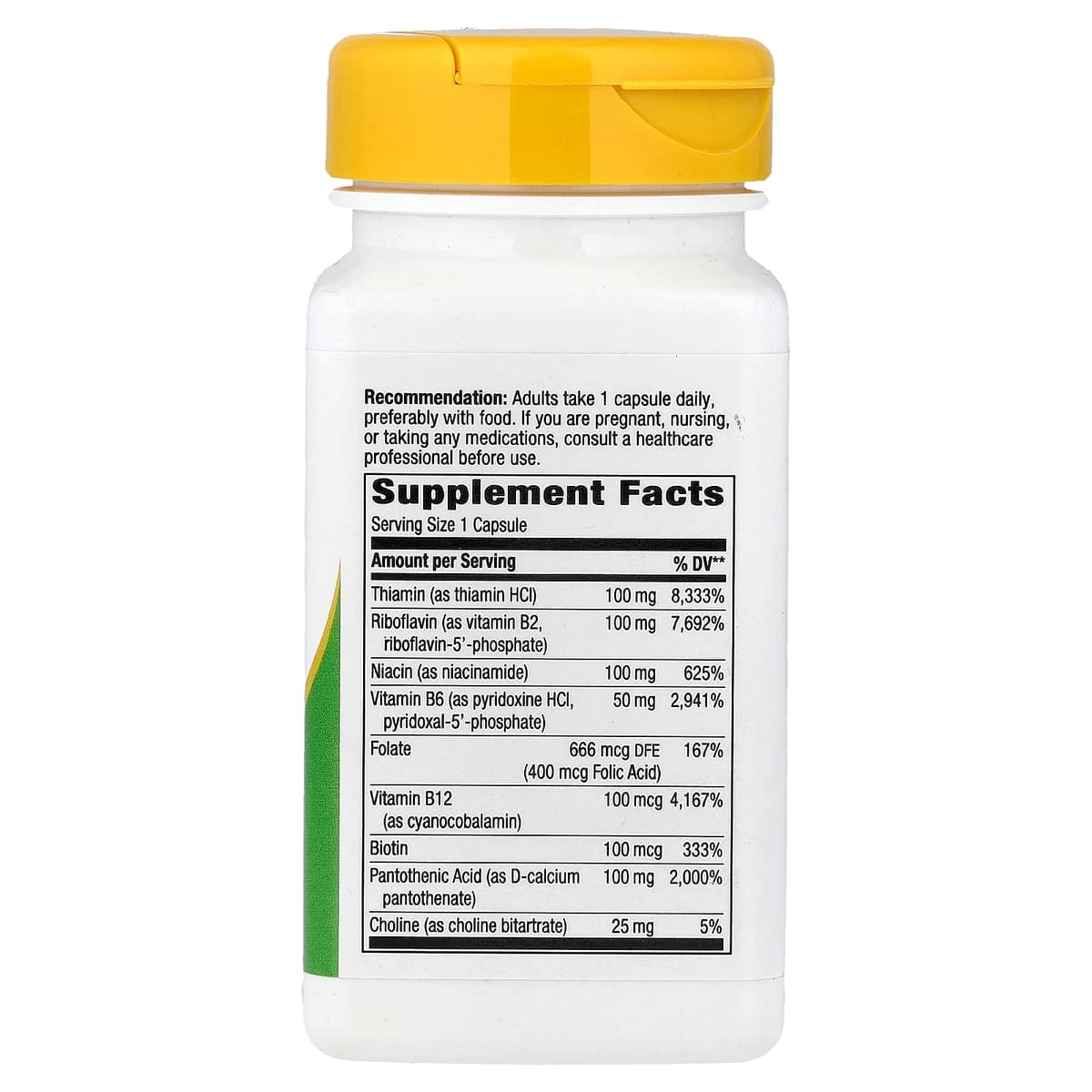 Nature'S Way - Vitamin B-100 Complex - 60 Caps