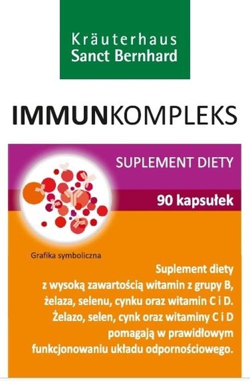 Kräuterhaus Sanct Bernhard - Immune Complex - 90 Caps – Kräuterhaus Sanct Bernhard förpackning