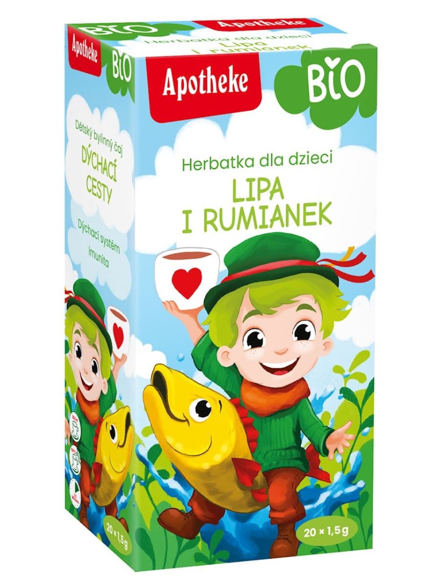 Apotheke - Children's Herbal Tea Linden and Chamomile – Apotheke förpackning