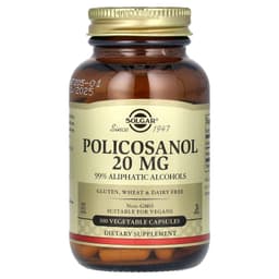 Solgar - Policosanol - 100 Vegetable Caps - 100 caps