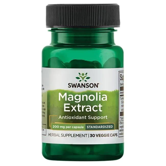 Swanson - Magnolia Extract - 30 Vcaps – Swanson förpackning