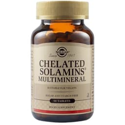 Solgar - Chelated Solamins Multimineral - 90 Tabs