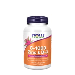 NOW Foods - C-1000 Zinc & D-3 - 100 Vcaps