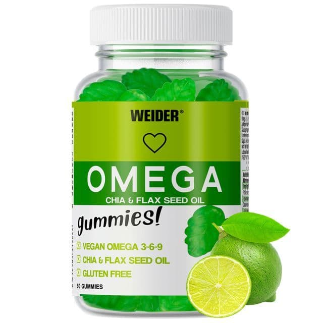Weider - Omega Chia & Flax Seed Oil Gummies - 50 Gummies